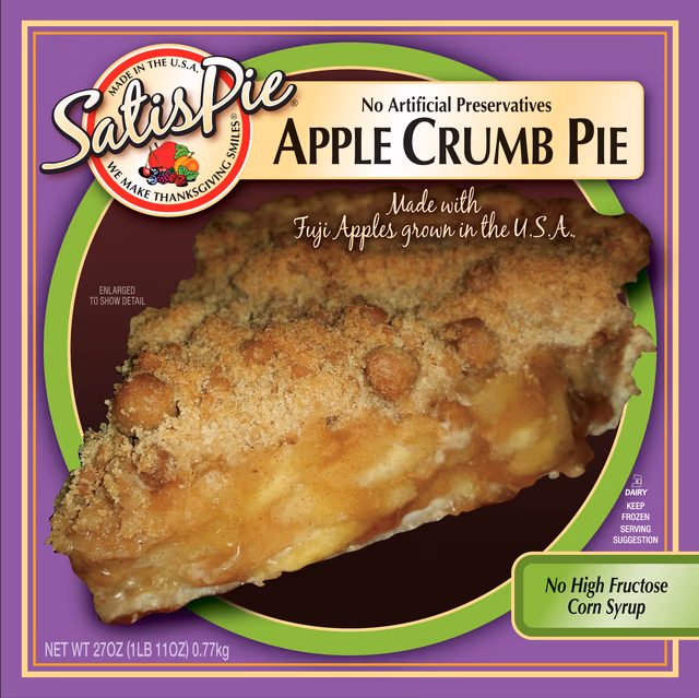 Apple Crumb - Handcrafted artisan pie made with premium ingredients